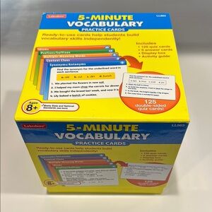 Lakeshore 5-Minute Vocabulary Practice Cards